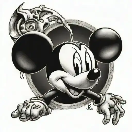 Mickey Mouse Capricorn Symbol