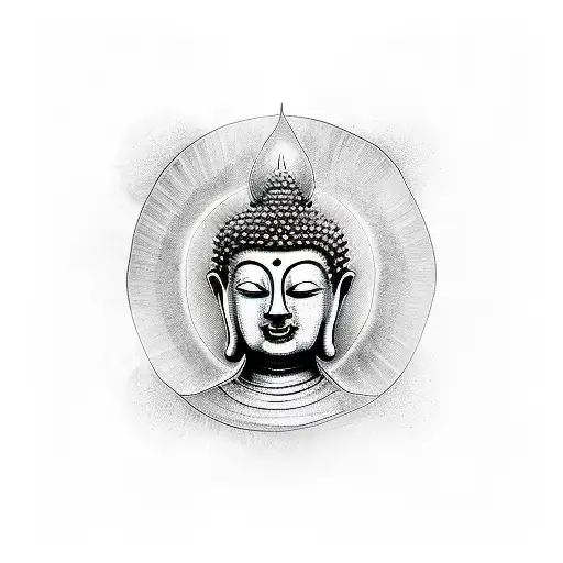 The Word Empathy With A Buddha