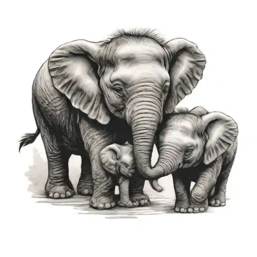 Happy Baby Elephants