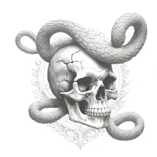 Skull And Cobra Head