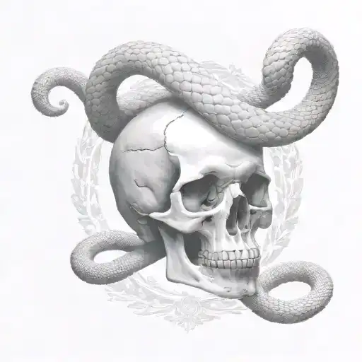 Skull And Cobra Head