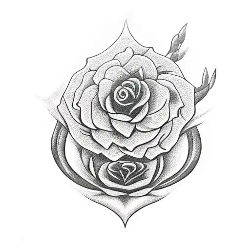 Afrocentric Capricorn Black Woman With Flowers