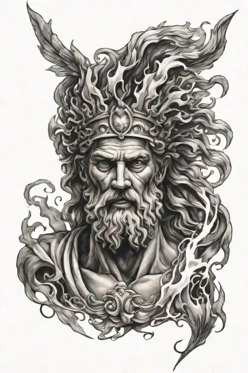Greek God Of Fire Flames