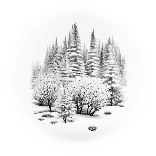 Forest Landscapes On Ankle