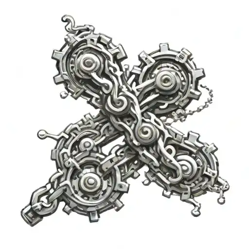 Bike Chain Dna Strand