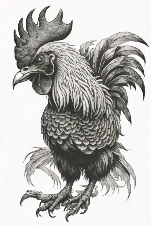 Fighting Rooster In The Philippines