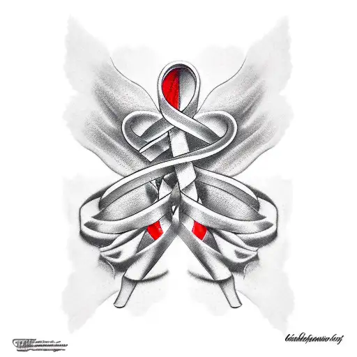 Esophageal Cancer Ribbon And Bladder Cancer Ribbon