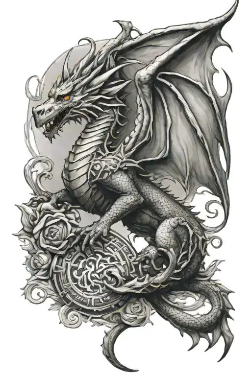 Welsh Dragon Sleeve