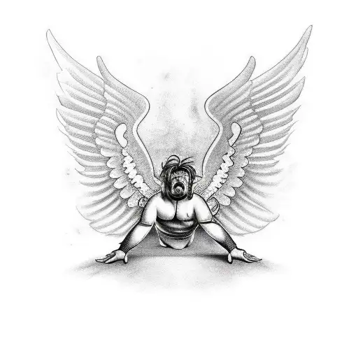 Fat Swedish Guy With Wings