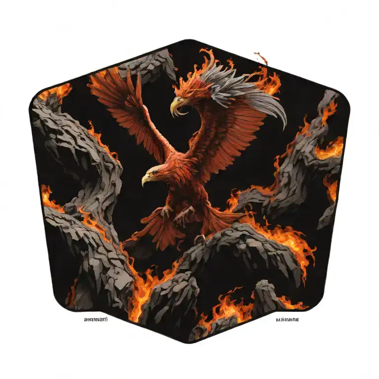 Phenix Volcan Riviere De Lave