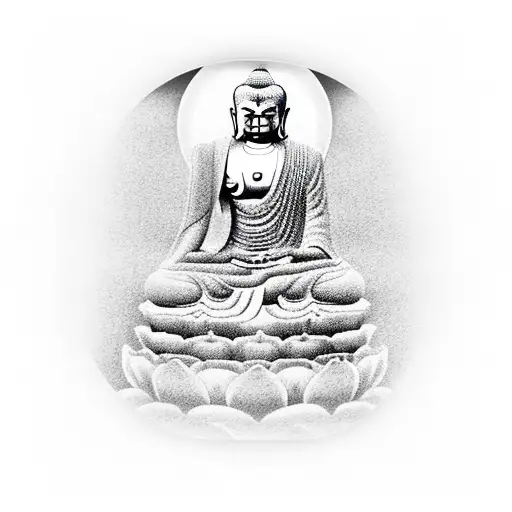 Buddhist Praying Landscape