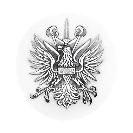 Polish Eagle Folk Art