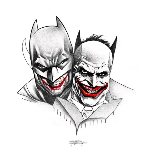 Batman And The Joker Realism