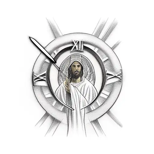 Angel Gabriel Worried About The Time On His Watch