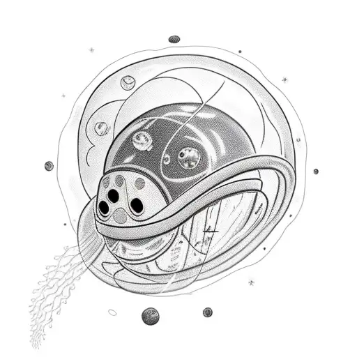 Astronaut Helmet Jellyfish Solar System