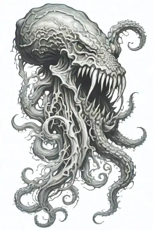 Ghoul Kraken In Water