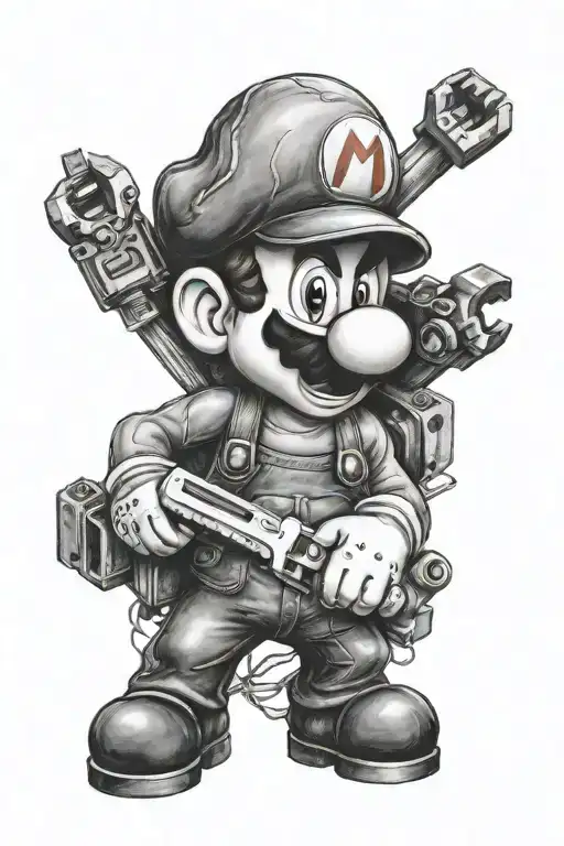 Mario And Tools Intertwined