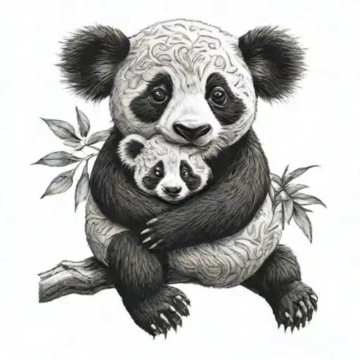 Panda & Koala Hugging