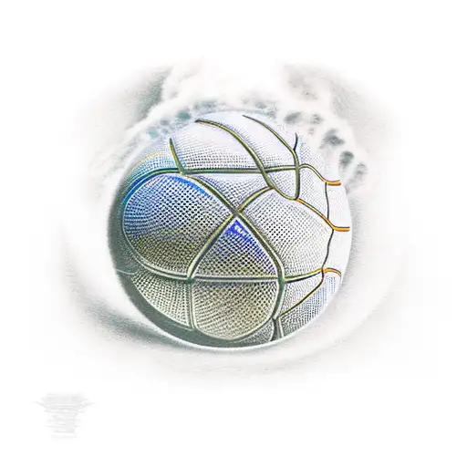 Samurai With Basketball In New York Knicks