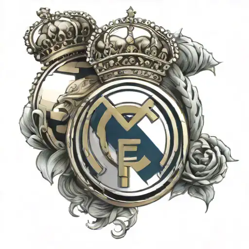 Goddess Cibeles And Logo Real Madrid Football Club