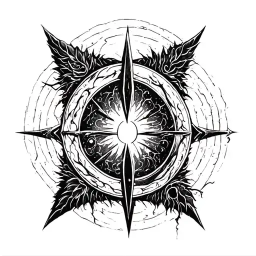 Ancient Rune Symbol For Escape The Shadows