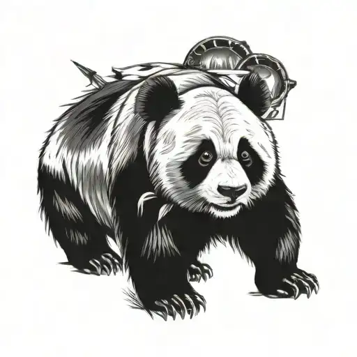 Panda Ganster Mandela Style Mixed