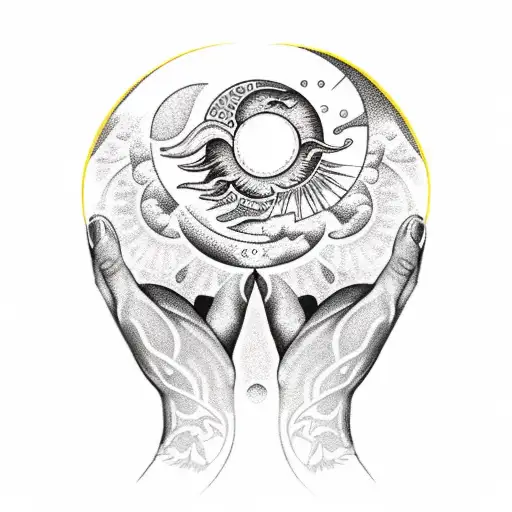 Sun And Moon Hand
