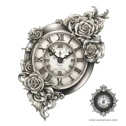 Woman Clock Face