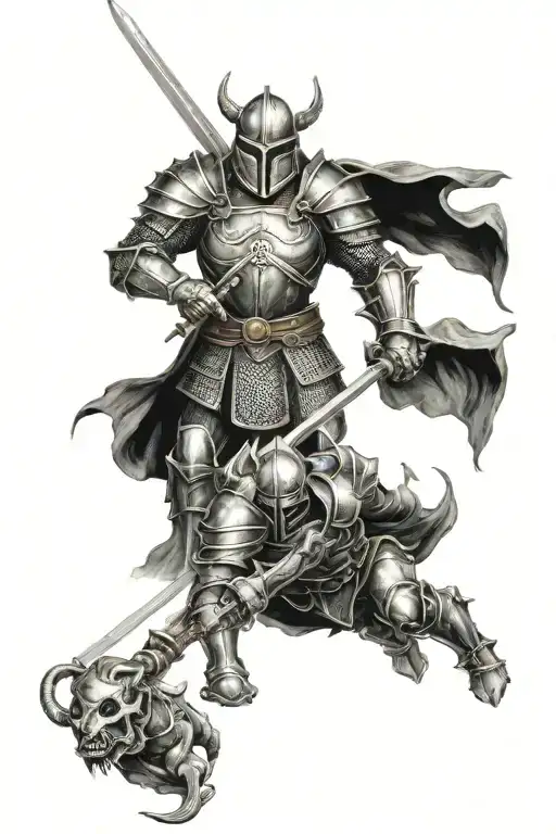 Epic Knight Vs Demon Fight