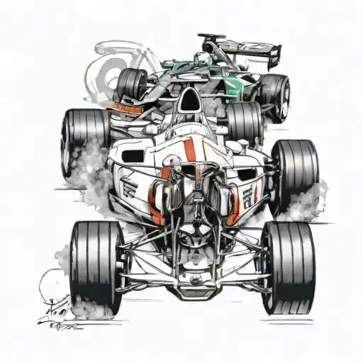 F1 Cars And Brighton And Hove Football Team