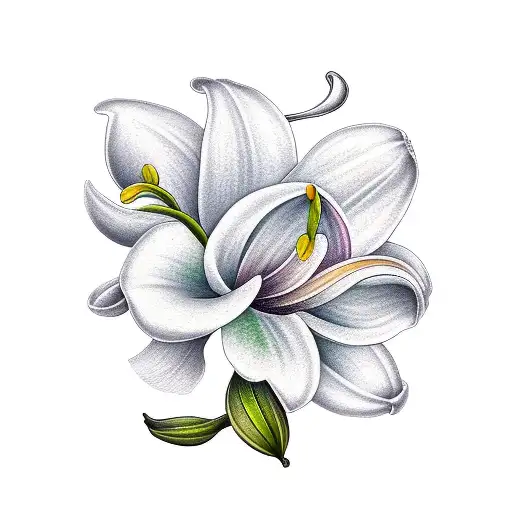 Lily If The Valley With Magnolias