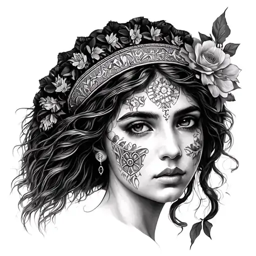 Dark Realism Virgo Sign Mixed Mexican Heritage