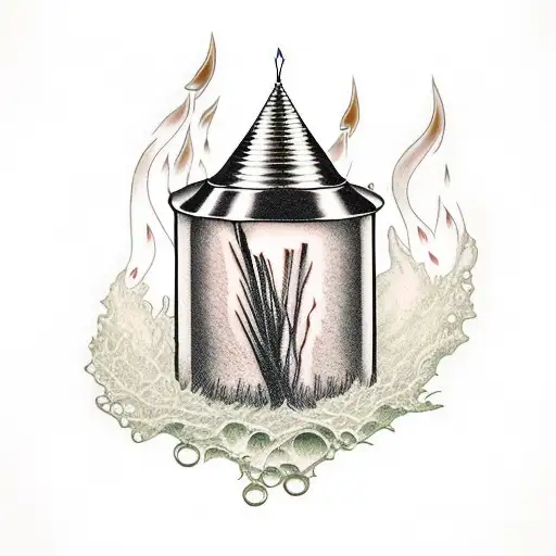 A Broken Reed And Smoking Candle Wick