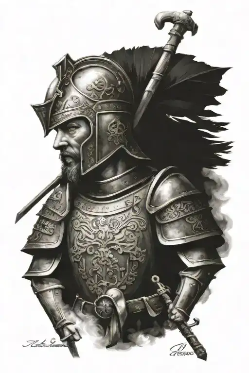 Irish And Polish Warrior