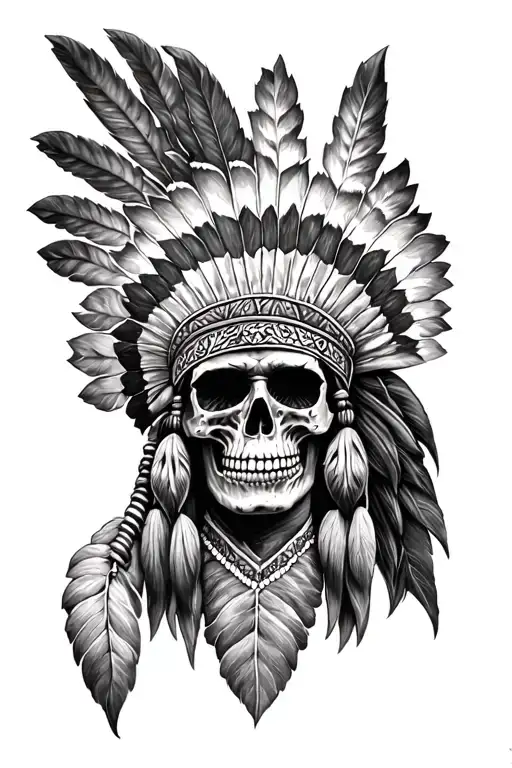 Indian Skull Headdress