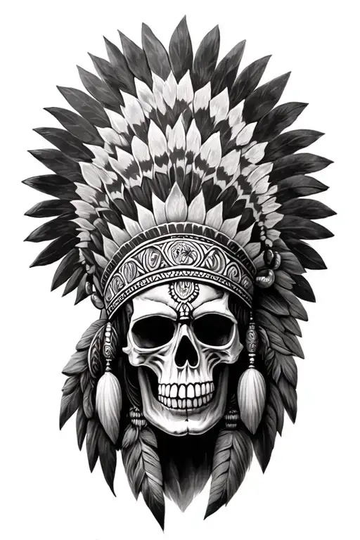 Indian Skull Headdress