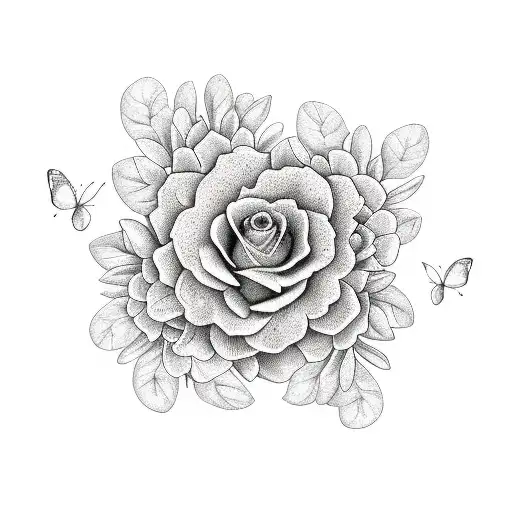 Word Free Surrounded By Butterflies And Flowers