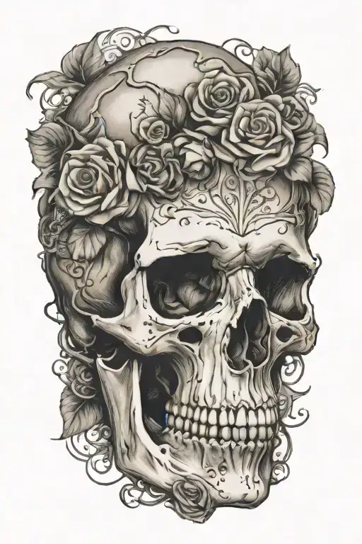 Memento Mori Memento Vivere No Skull Featuring Picture Of Seneca Skull