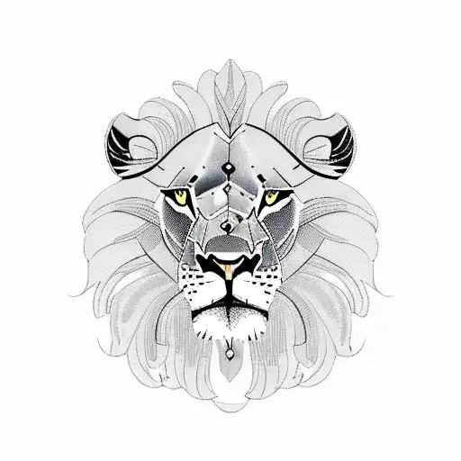 Hunting Lion And Lioness