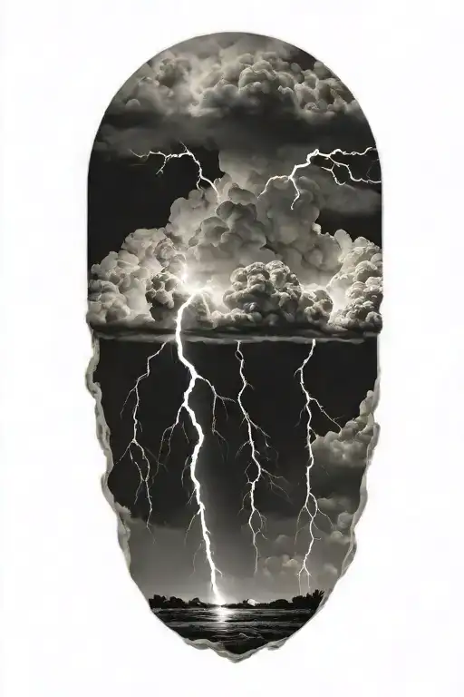 Lightning Storm Clouds