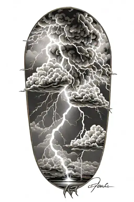 Lightning Storm Clouds