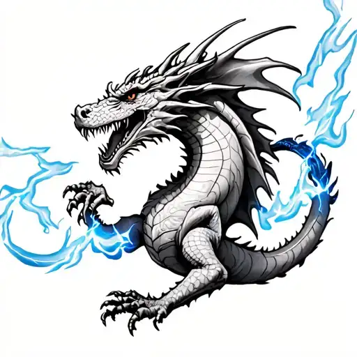 Lightning Fire Breathing Dragon
