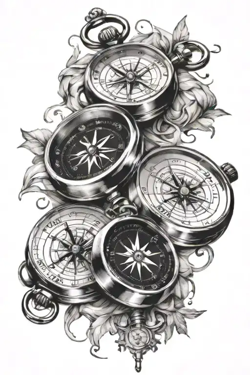 2 Watches And Compass