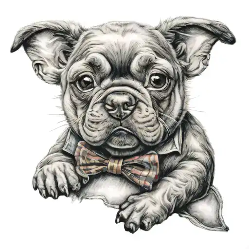 I Am Grott Baby Holding The Chevy Bow Tie