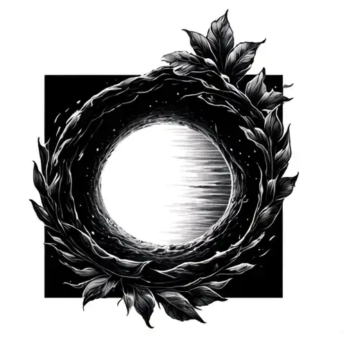 An Empty Circle Shape Means A Beautiful Life