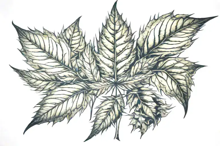 Weed Leaf Morphing