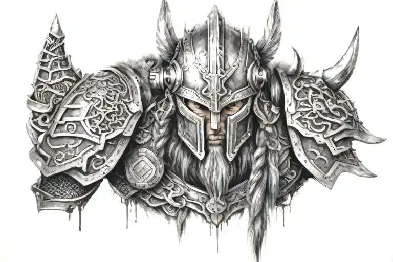 Cyberpunk Viking Armor