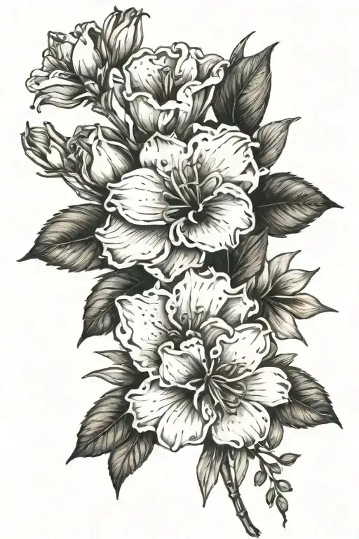 July And December Birth Flower Bouquet