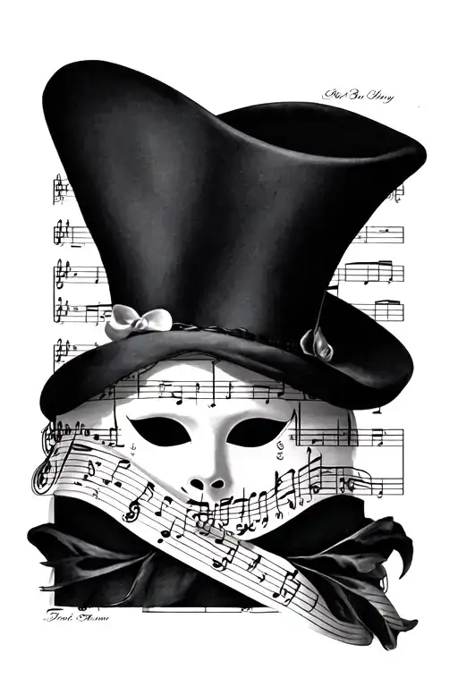 Mask Venice Music Sheet