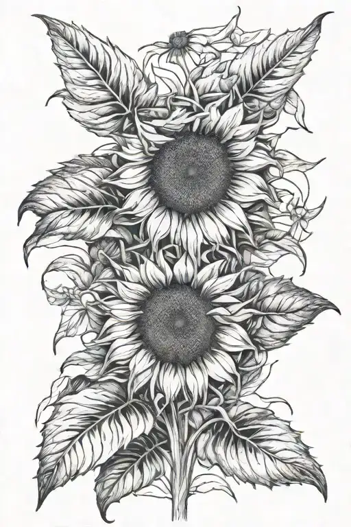 Sunflower Blooming